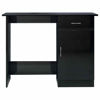 Picture of Contemporary Home Desk High Gloss 39" - Black