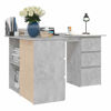 Picture of Wooden Corner Desk 57" - C Gray