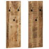 Picture of Rustic Wood Wall-Mounted Hallway Coat Rack 14" - 2 pc SMW