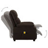 Picture of Living Room Fabric Electric Recliner Massage Chair - D Brown