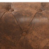 Picture of Living Room L-Shaped Faux Leather Sofa 81" - Brown