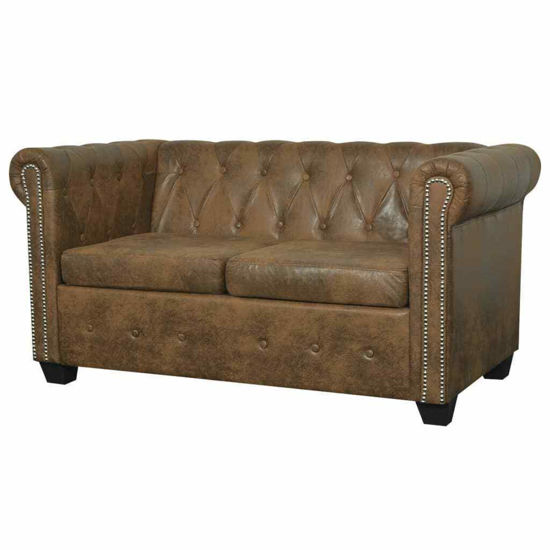 Picture of Living Room 2-Seater Sofa 57" - Brown