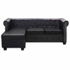 Picture of Living Room L-Shaped Bed 79" - Black