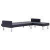 Picture of Living Room L-Shaped Bed 86" - Black