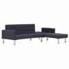 Picture of Living Room Polyester Sofa 86" - Dark Gray