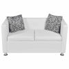 Picture of Living Room Faux Leather Sofa 47" - 2 pc White