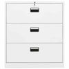 Picture of Office Steel Filing Cabinet 35" - White