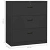 Picture of Office Steel Filing Cabinet 35" - Ant