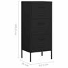 Picture of Steel Storage Cabinet 16" - Black