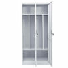 Picture of Industrial Steel Locker Steel Wardrobe Storage Cabinet 31"- Gray