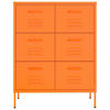 Picture of Steel Office Storage Cabinet 31" - Orange