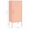 Picture of Steel Office Storage Cabinet 16" - Pink