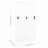 Picture of Steel Storage Cabinet 35" - White