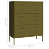 Picture of Steel Storage Cabinet 31" - O Green