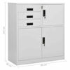 Picture of Office Steel Storage Locker Cabinet 35" - L Gray