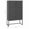 Picture of Office Steel Storage Cabinet with Compartments 31" - Ant
