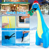 Picture of Outdoor Inflatable Dinosaur Christmas Decor - 10ft