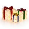 Picture of Christmas Gift Boxes with Lights - 3pc