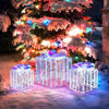 Picture of Christmas Decor Rainbow Christmas Gift Boxes - 3 pc