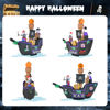 Picture of 7' Halloween Inflatable Pirate Ship With Lights