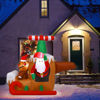 Picture of 6' Christmas Decor Inflatable Santa Claus