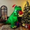 Picture of 6' Christmas Decor Inflatable Dinosaur