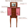 Picture of Armoire Jewelry Cabinet Storage Organizer
