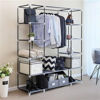 Picture of Portable Clothes Shoes Storage - Black