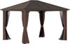 Picture of Outdoor 10'x12' Gazebo with Hardtop Roof - Brown