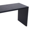 Picture of Home Office Desk with Shelves - Black